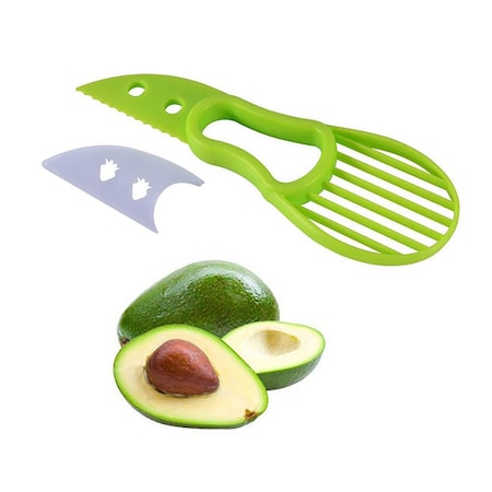 1947Kitchen 3-In-1 Avocado Cutter, Slicer and Pit Remover Tool TI-GLIAC-GRE